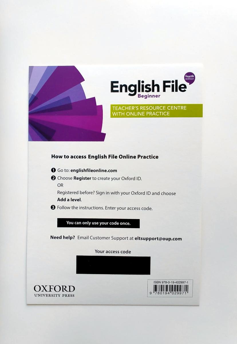 English  File (4th edition) Beginner Teacher's Guide with Teacher's Resource Centre
