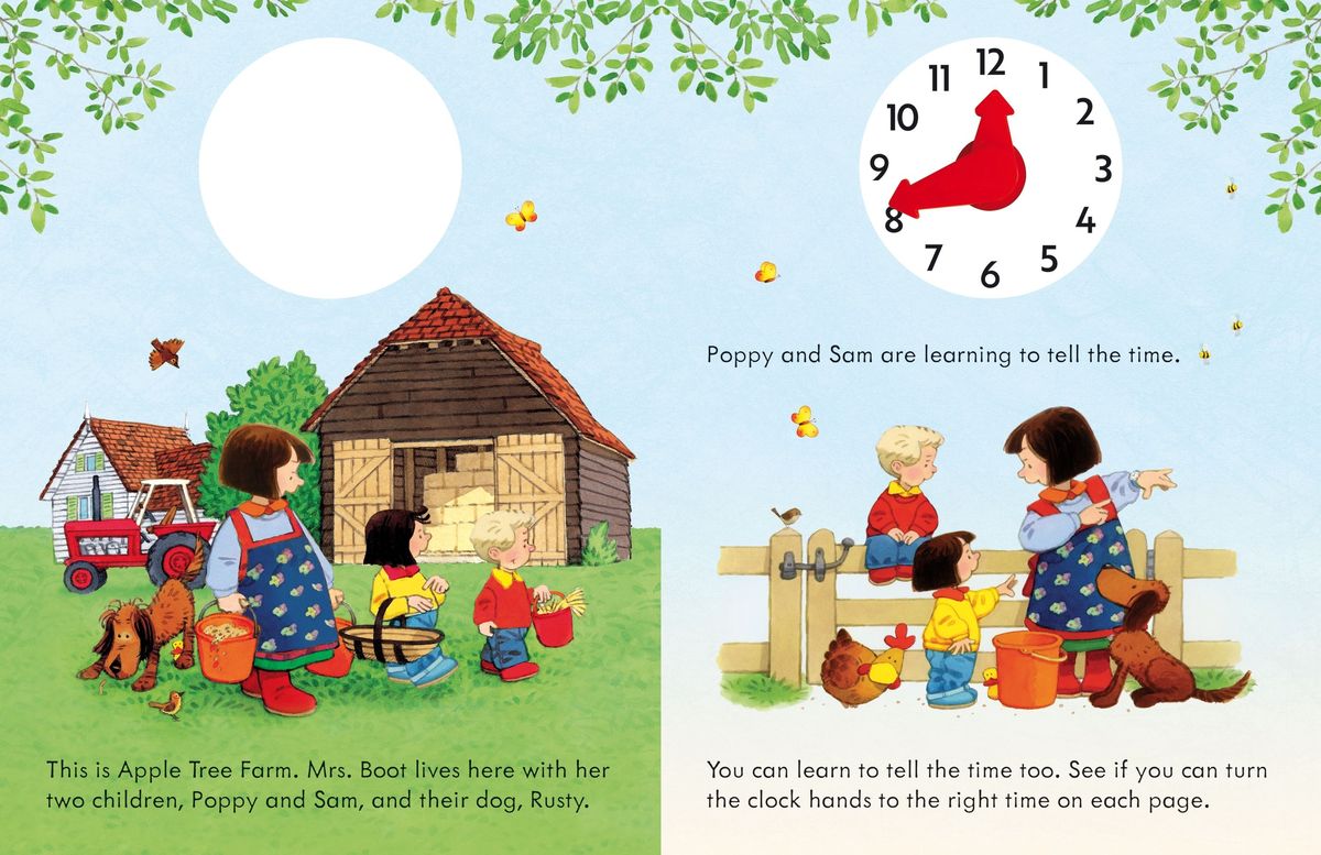 Usborne Farmyard Tales Poppy and Sam Telling the Time Book