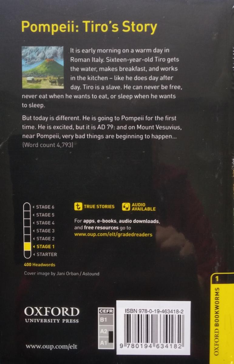 Oxford Bookworms Library 1 Pompeii Tiro's Story with Audio Download (access card inside)