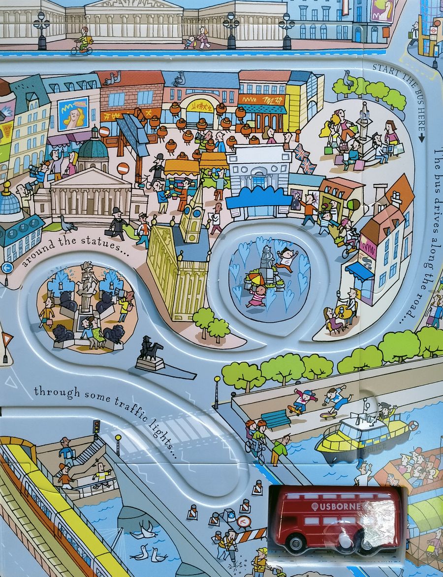 Usborne Wind-Up Bus Book