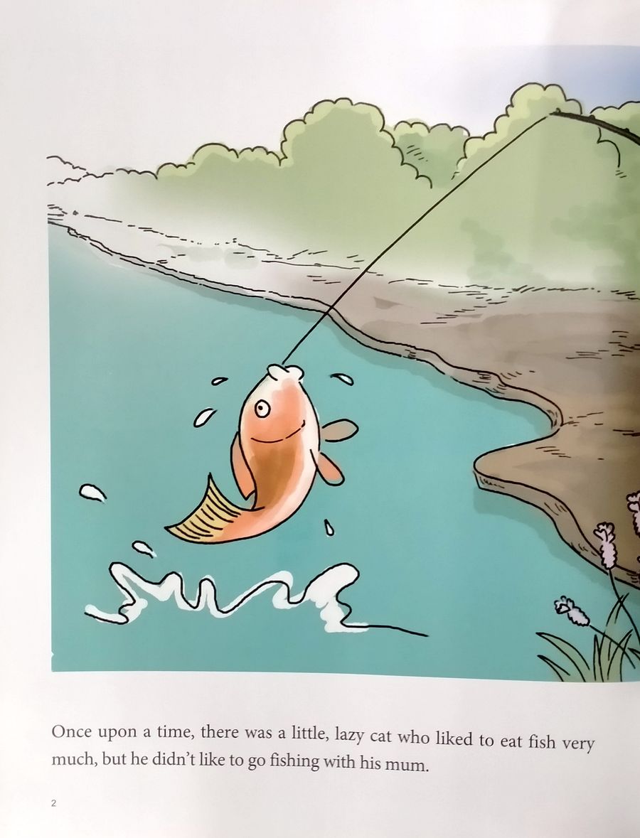 My First Chinese Storybooks Animals A Little Cat Planting Fish