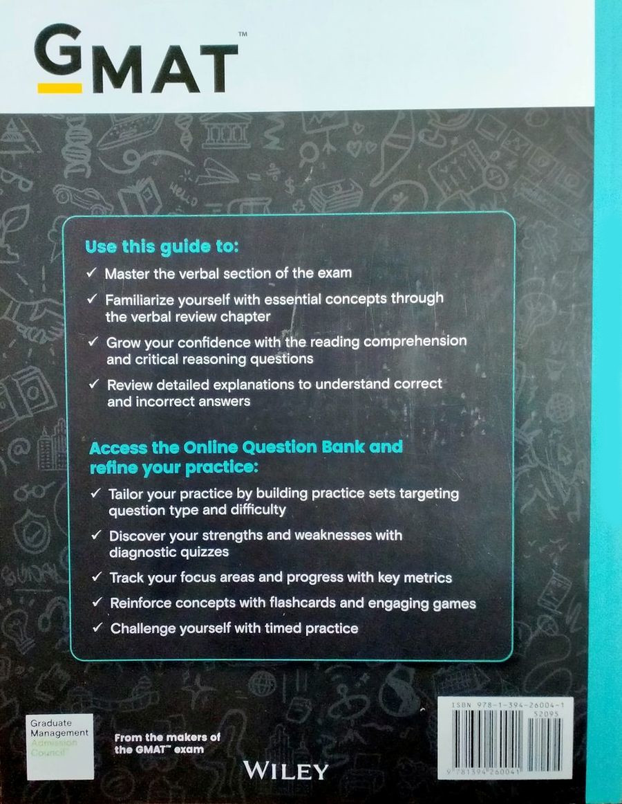 GMAT Official Guide Verbal Review 2024-2025 Book + Online Question Bank