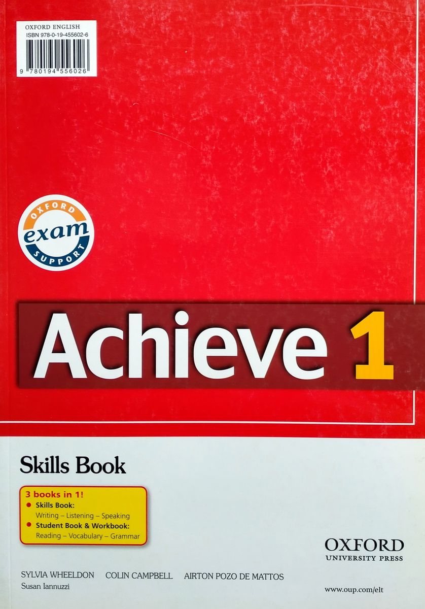 Achieve 1 Combined Student Book, Workbook and Skills Book