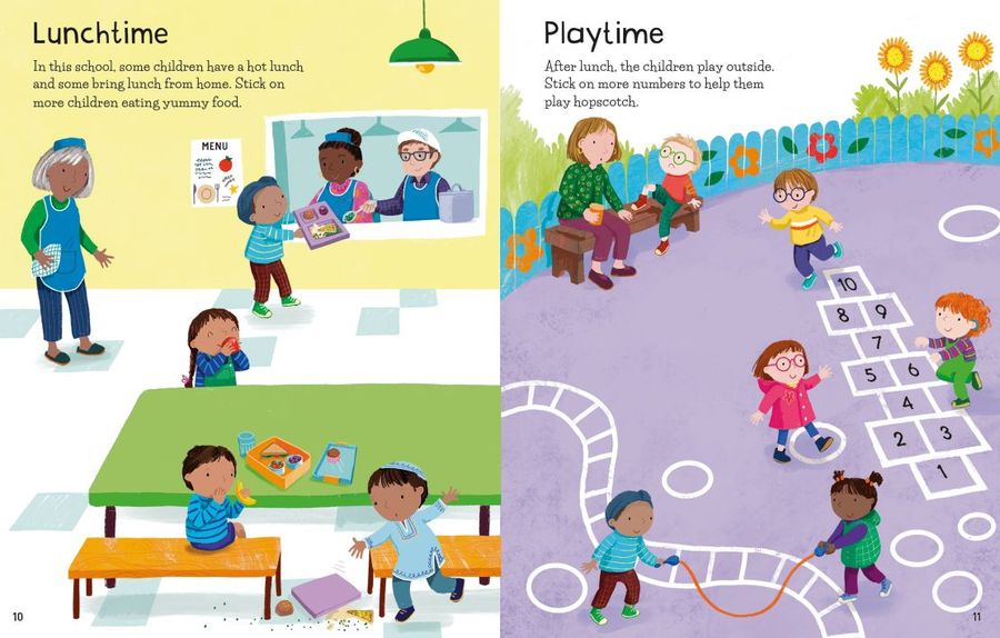 Usborne First Sticker Book Starting School