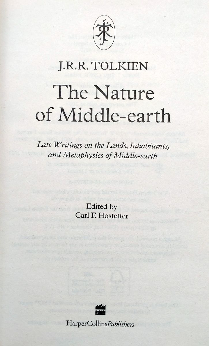 The Nature of Middle-earth