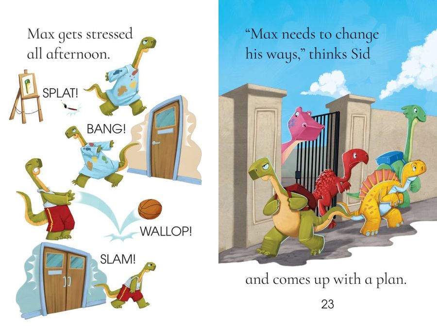 Usborne First Reading 3 The Dinosaur who Slammed the Door