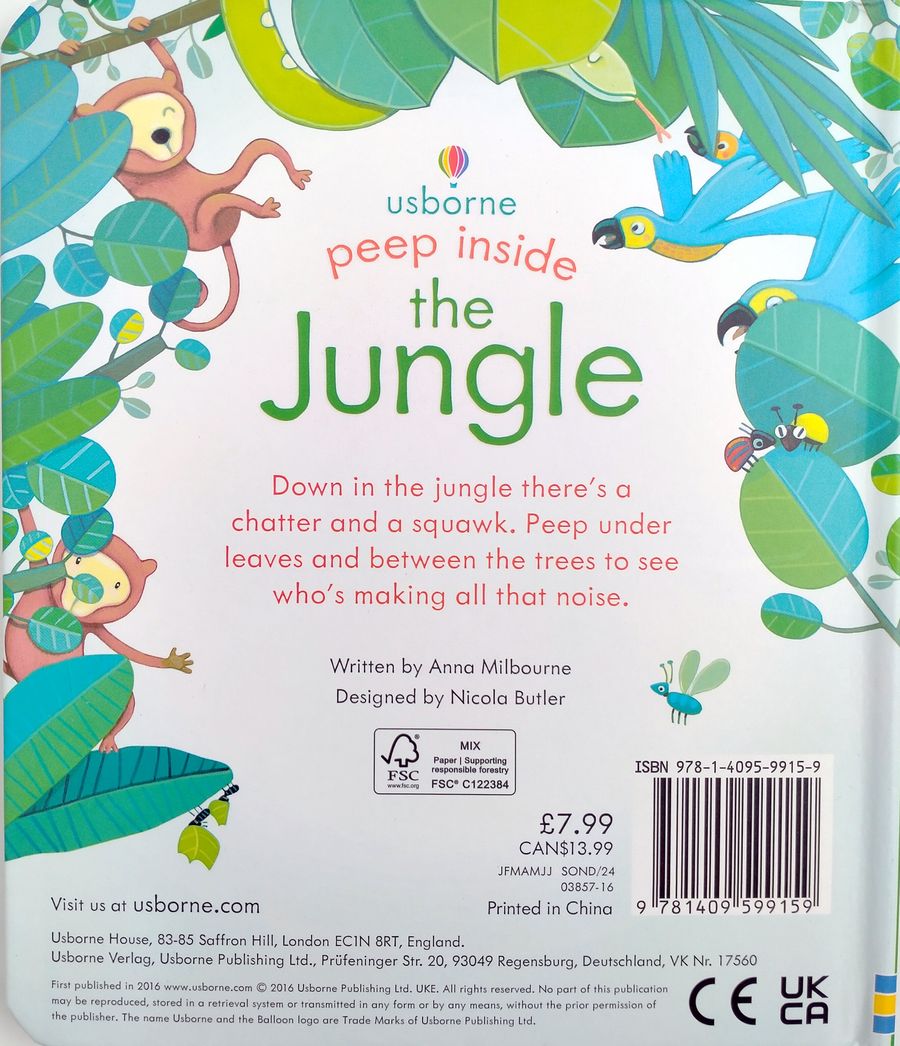 Usborne Peep Inside the Jungle