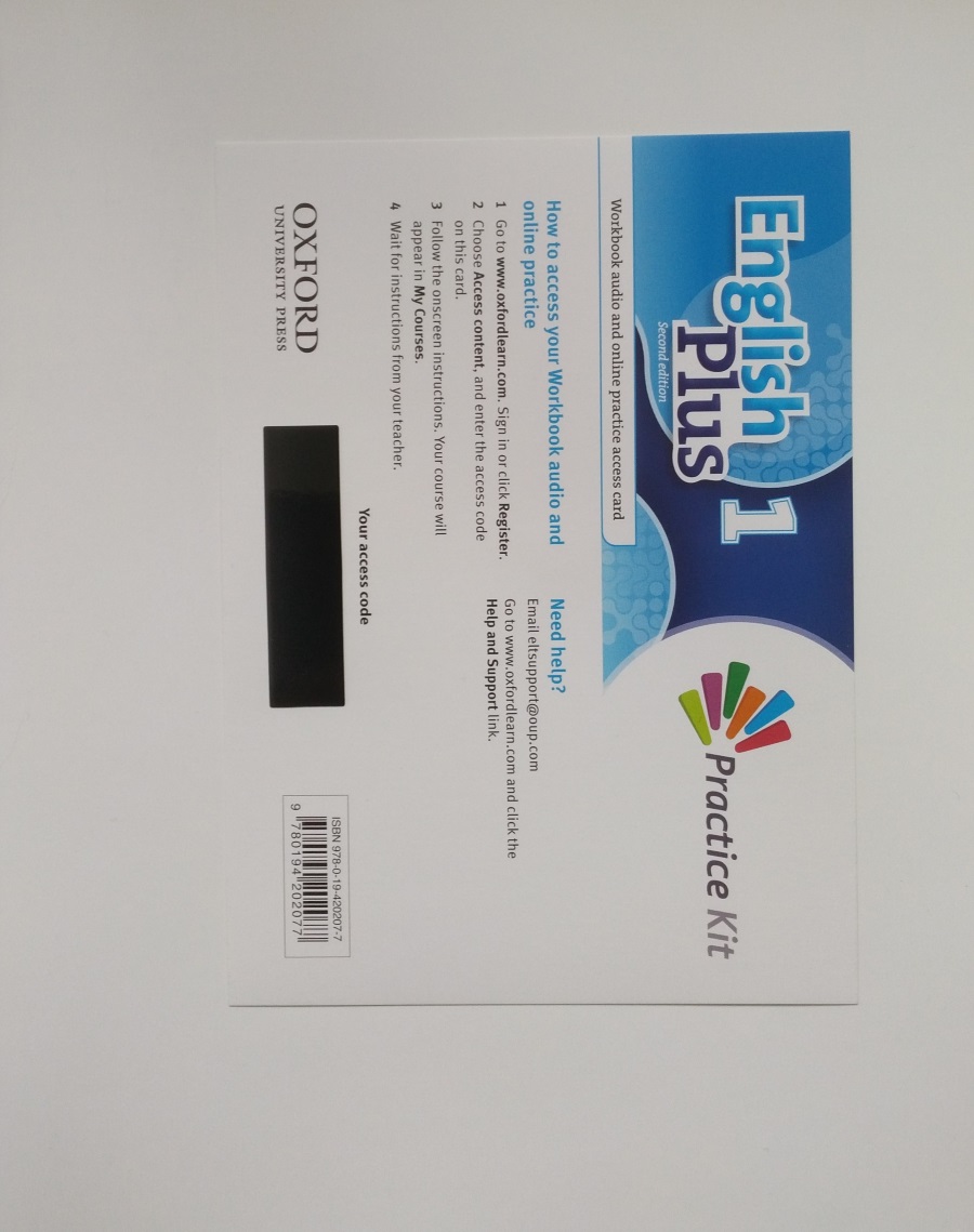 English Plus (2nd Edition) 1 Workbook with access to Practice Kit
