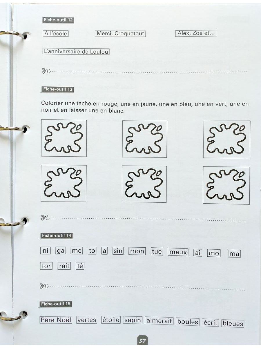 Alex et Zoe 1 Apprendre a Lire et a Ecrire Materiel pour le Maitre