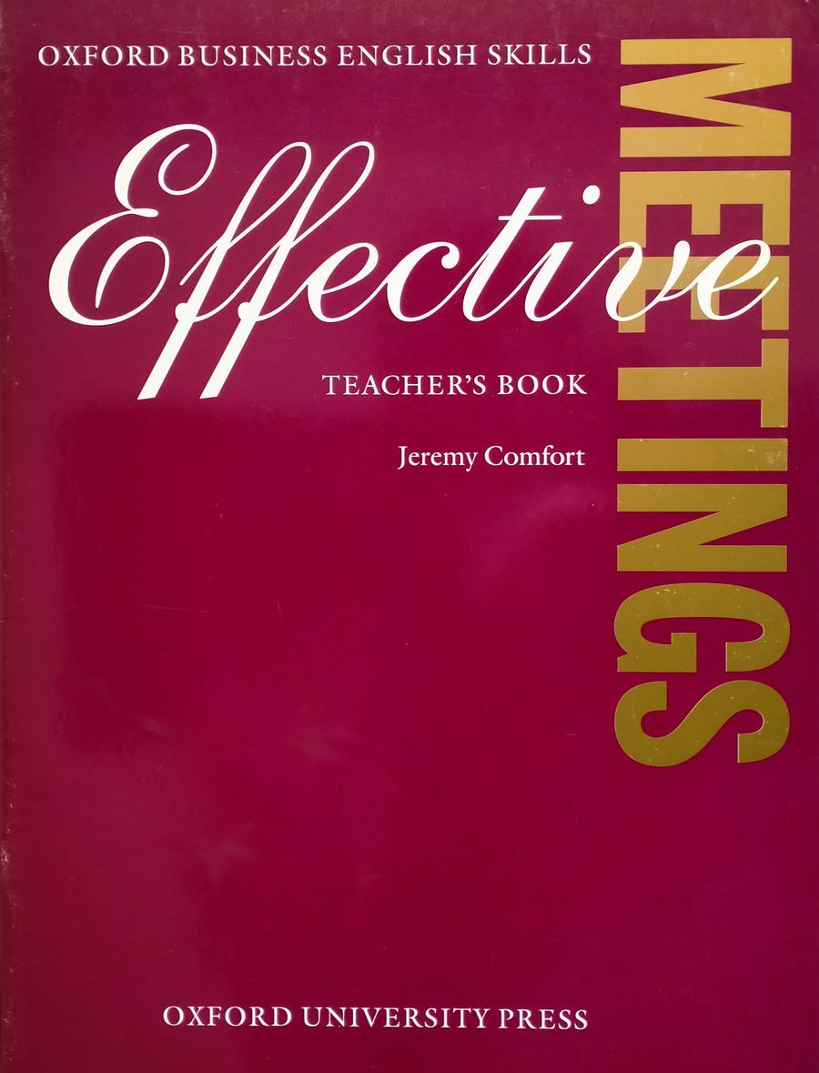 Effective Meetings Teacher's Book