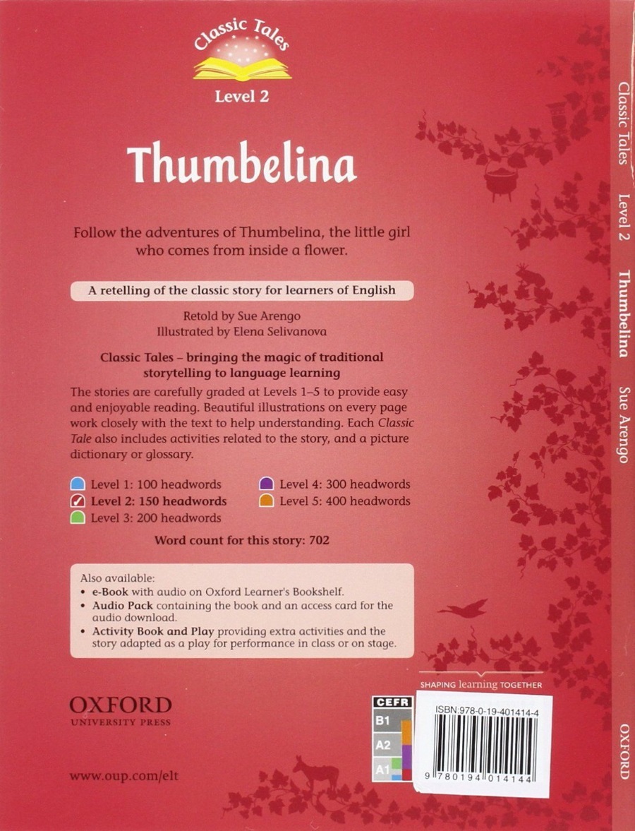 Classic Tales Level 2 Thumbelina with Audio Download (access card inside)
