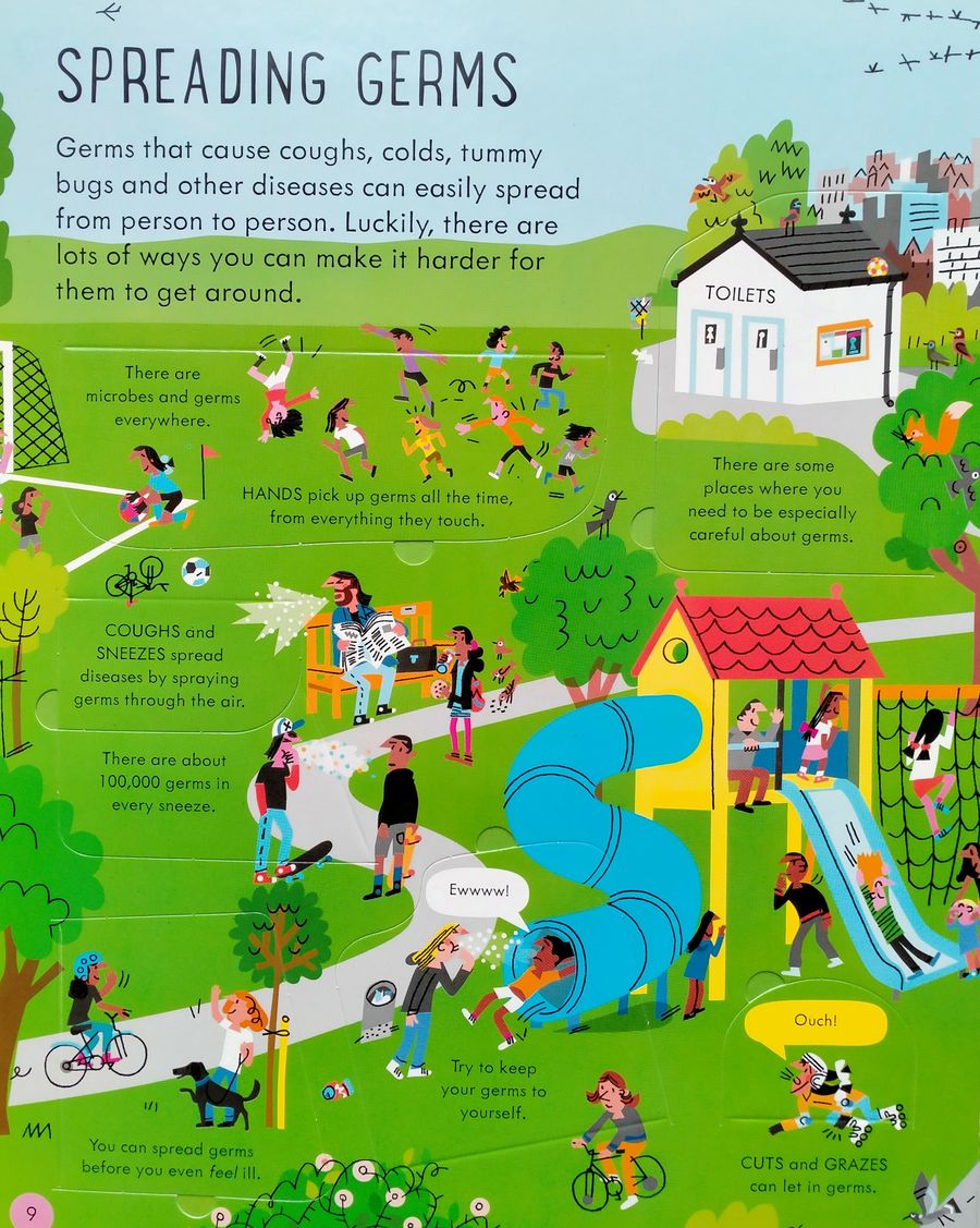 An Usborne Flap Book See Inside Germs