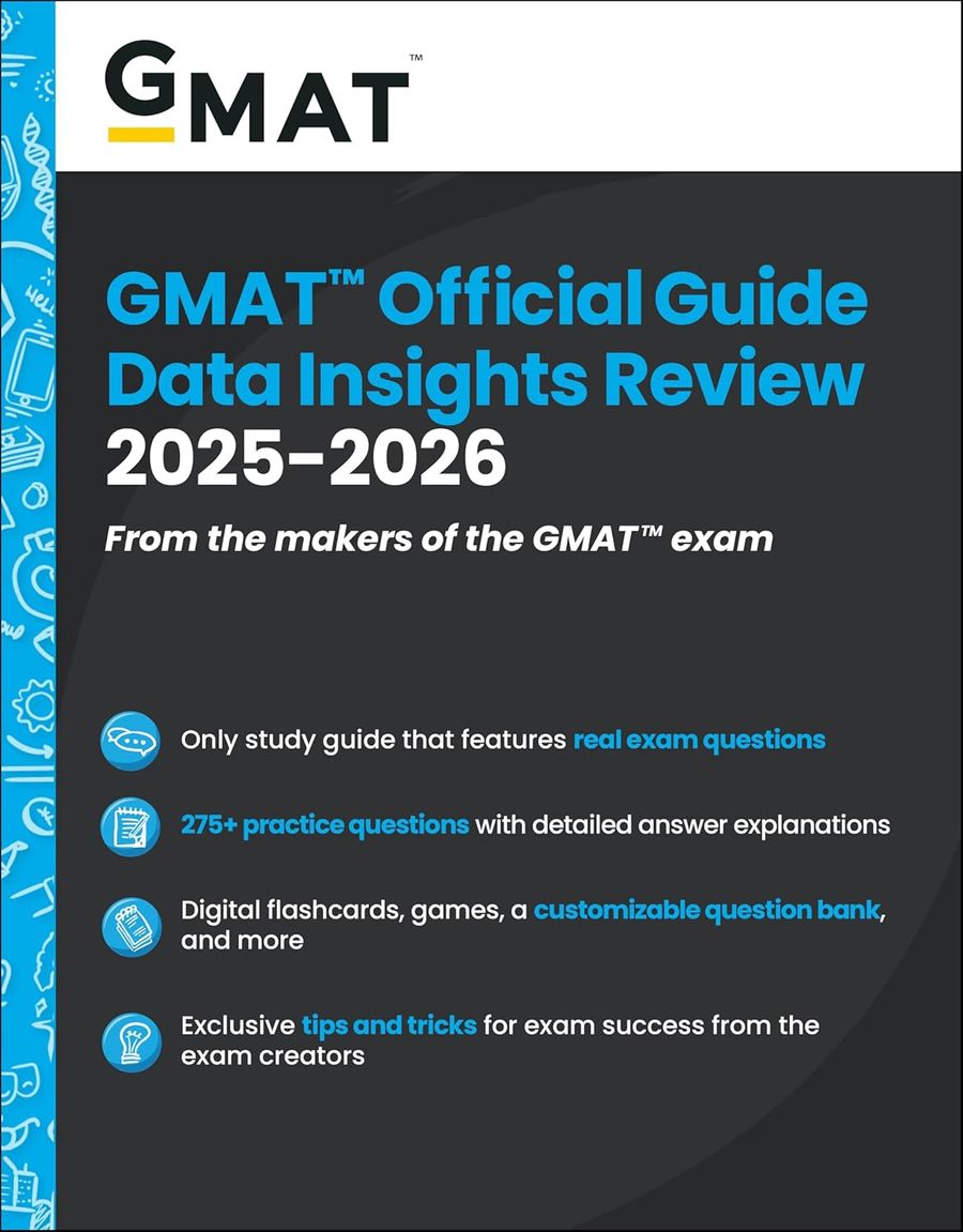 GMAT Official Guide Data Insights Review 2025-2026 Book + Online Question Bank