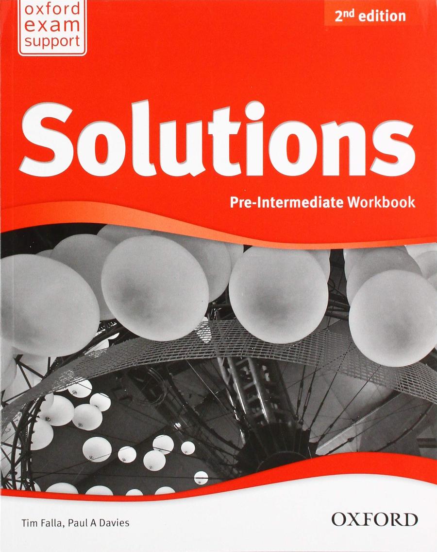 Solutions (2nd edition) Pre-Intermediate Workbook купить недорого в  интернет-магазине - RELOD | ISBN 9780194553278