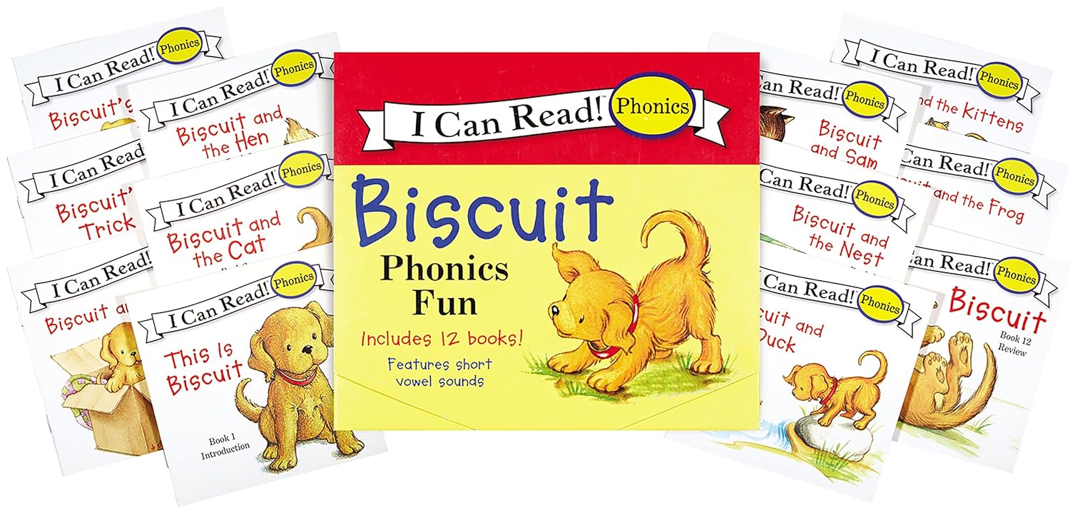 Biscuit 12-Book Phonics Fun