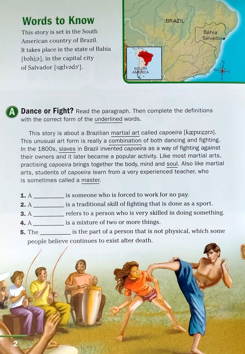 Footprint Reading Library 1600 Headwords Capoeira The Fighting Dance with Multi-ROM (B1)