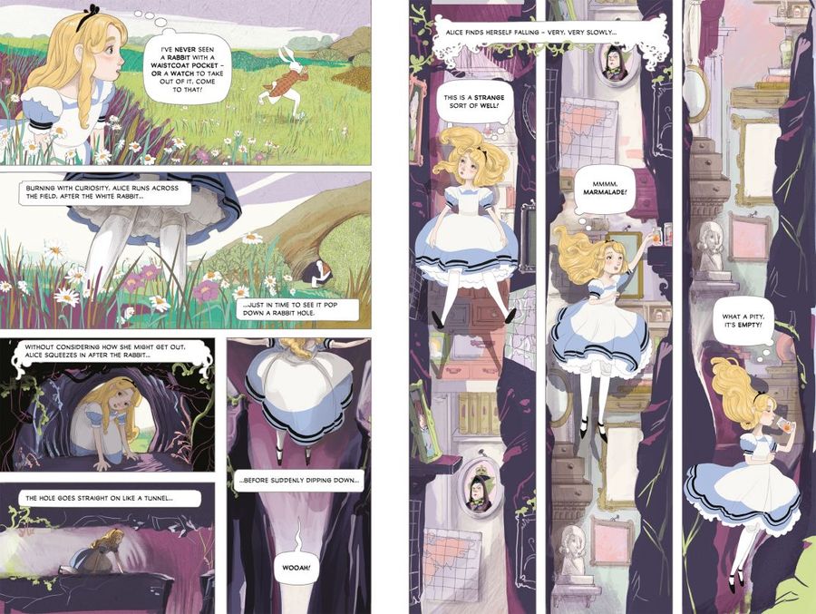 Usborne Graphic Novel Alice in Wonderland