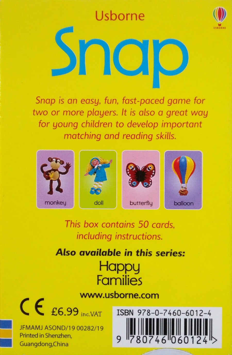 Usborne Snap Cards