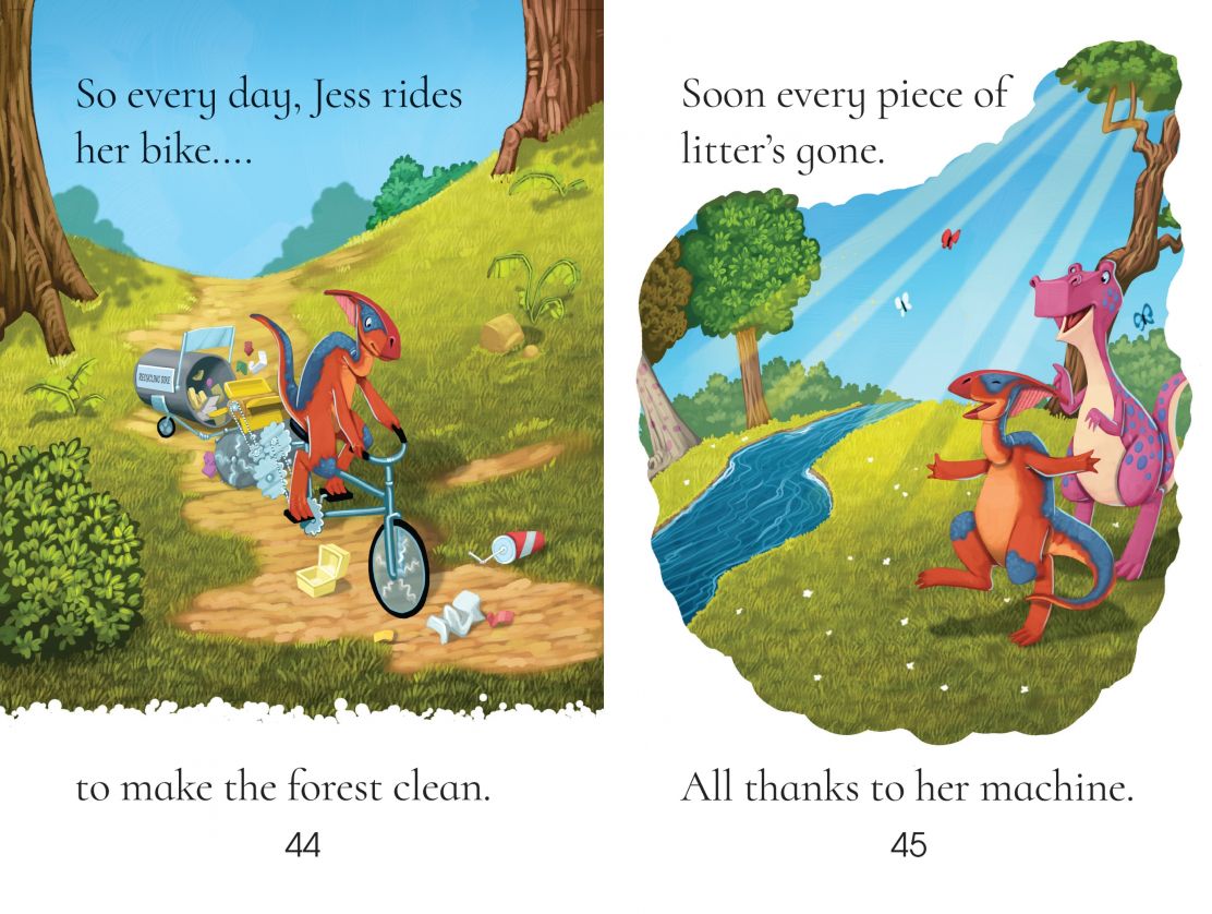Usborne First Reading 3 Dinosaur Tales The Dinosaur Who Littered the Floor