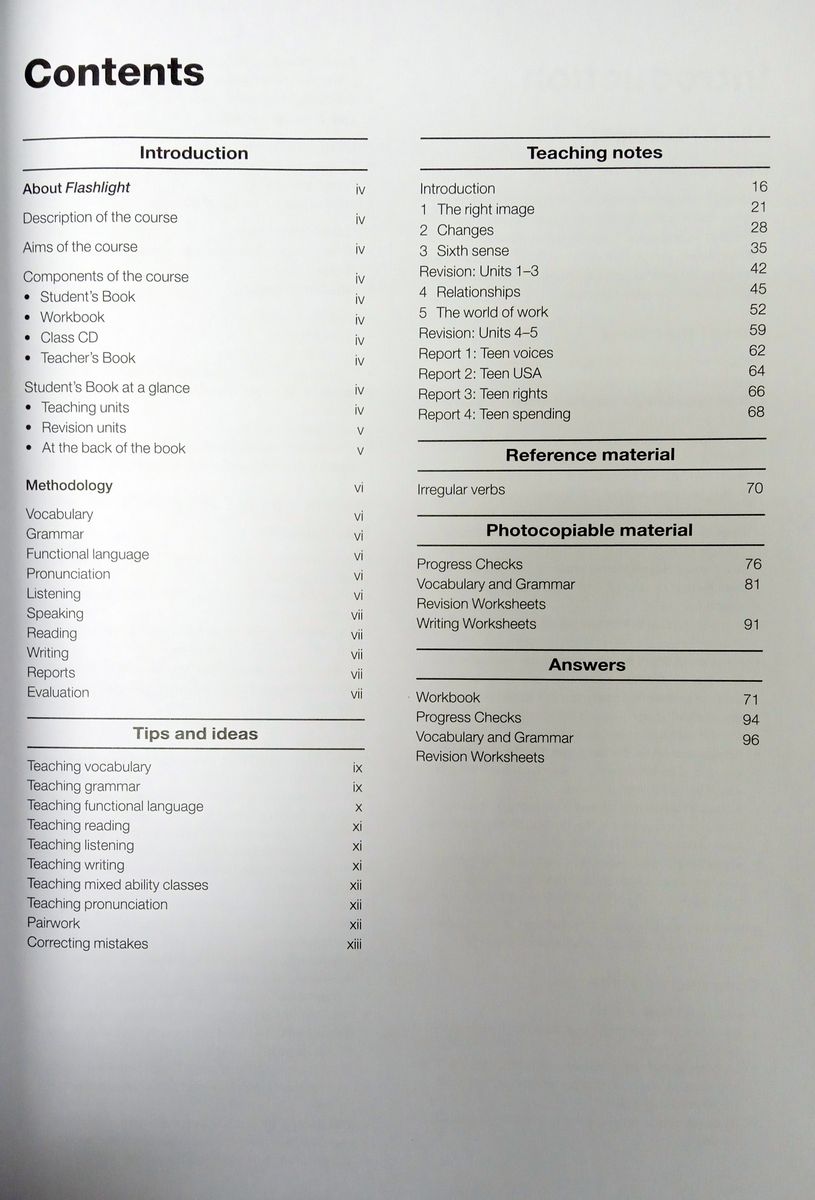 Flashlight 5 Teachers Book