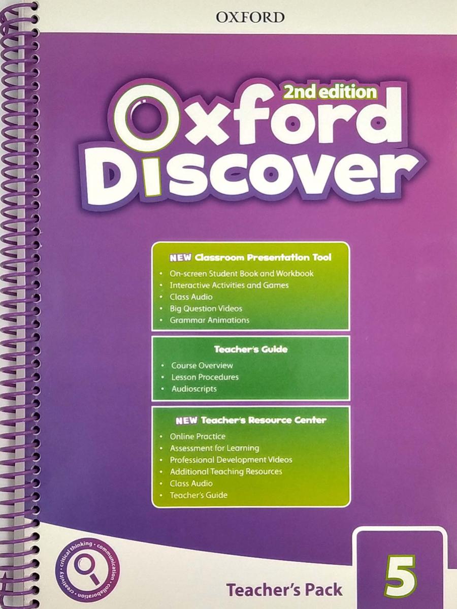 Oxford Discover (2nd edition) 5 Teacher's Book Pack (Teacher's Guide, CPT and Teacher Resource Center)