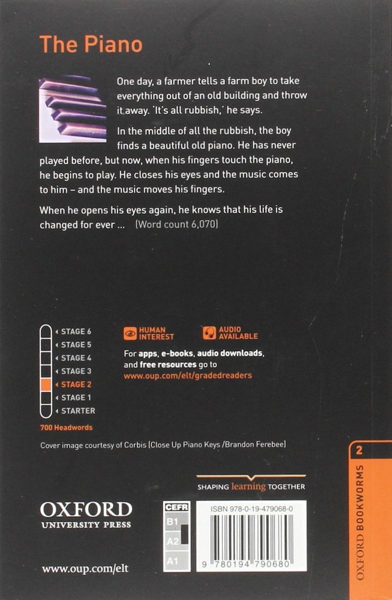Oxford Bookworms Library 2 The Piano with Audio Download (access card inside)