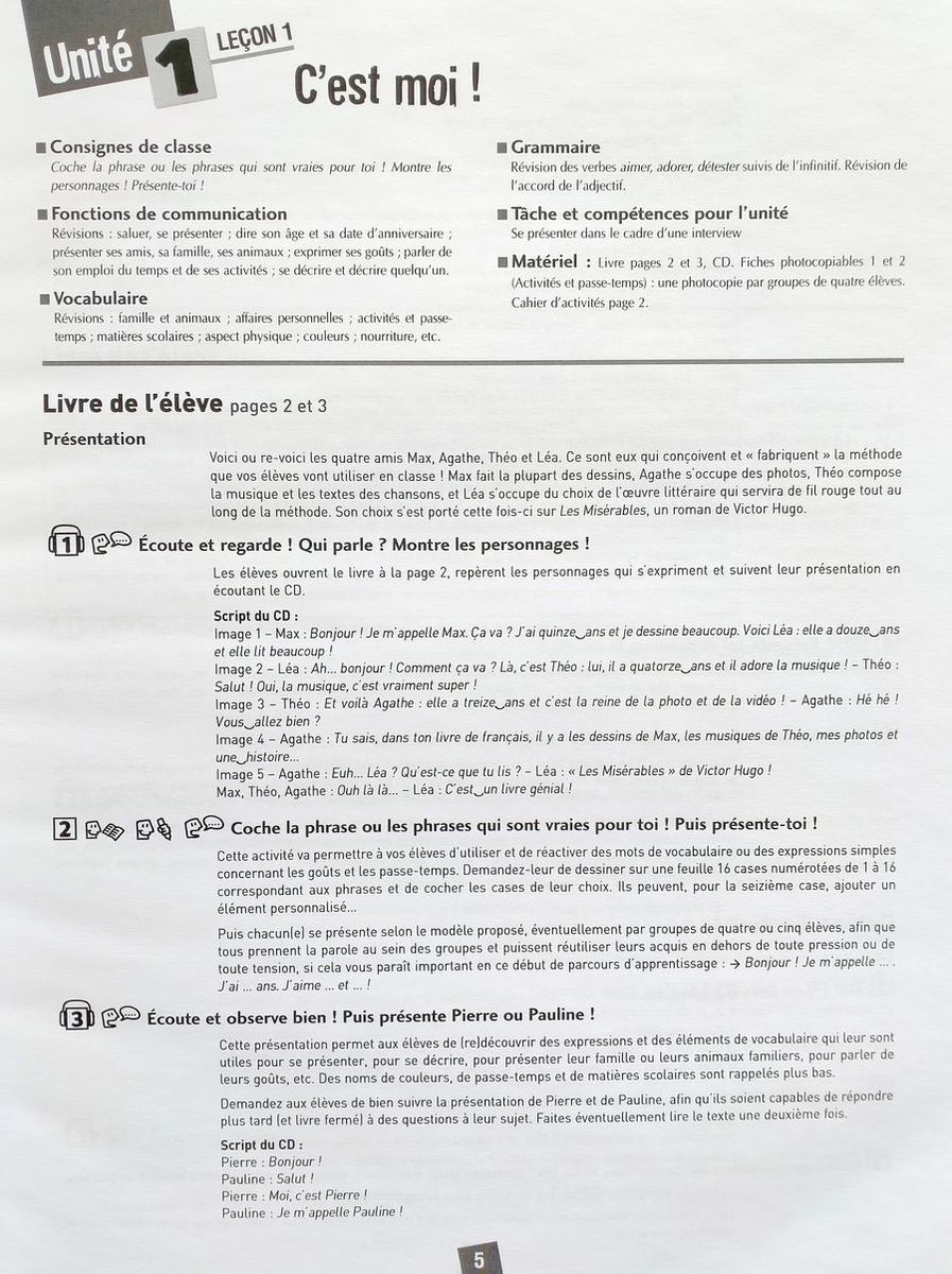 Amis et compagnie 2 Guide pedagogique