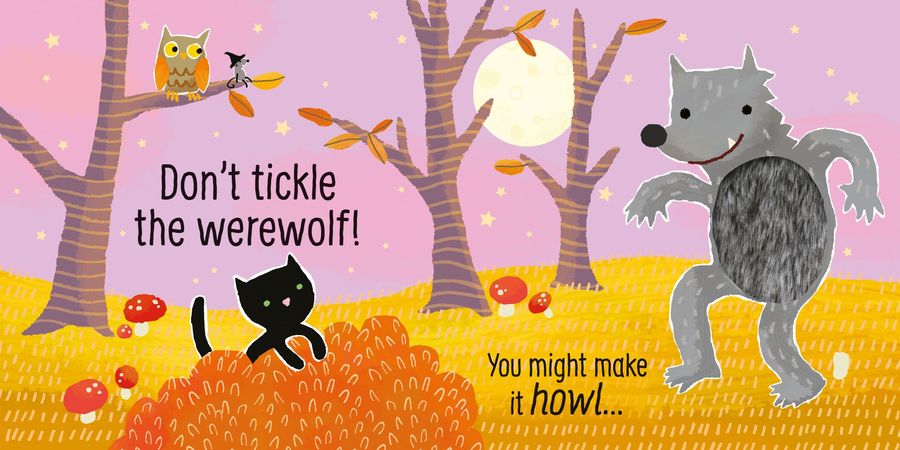 Usborne touchy-feely sound books Don't Tickle the Ghost