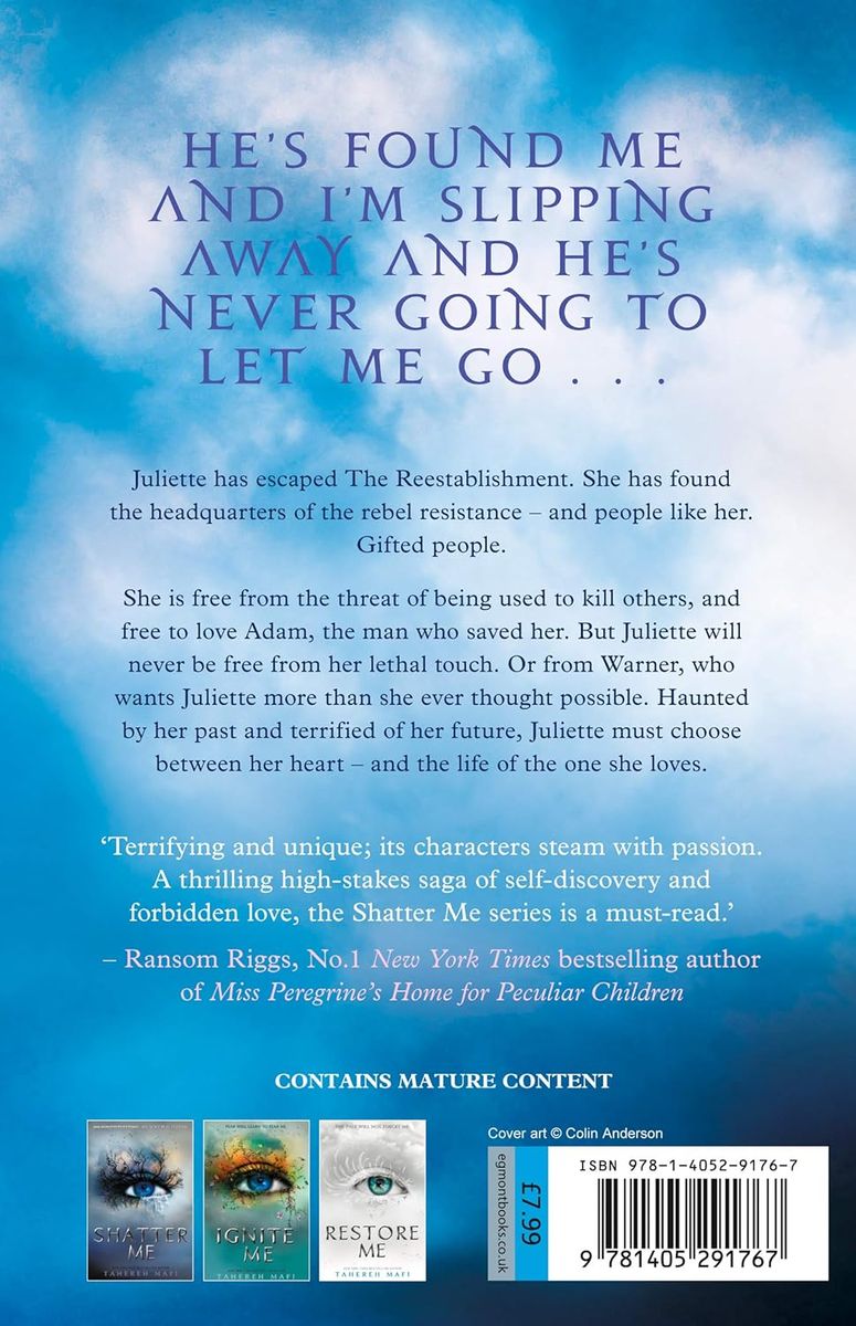 Shatter Me 2 Unravel Me