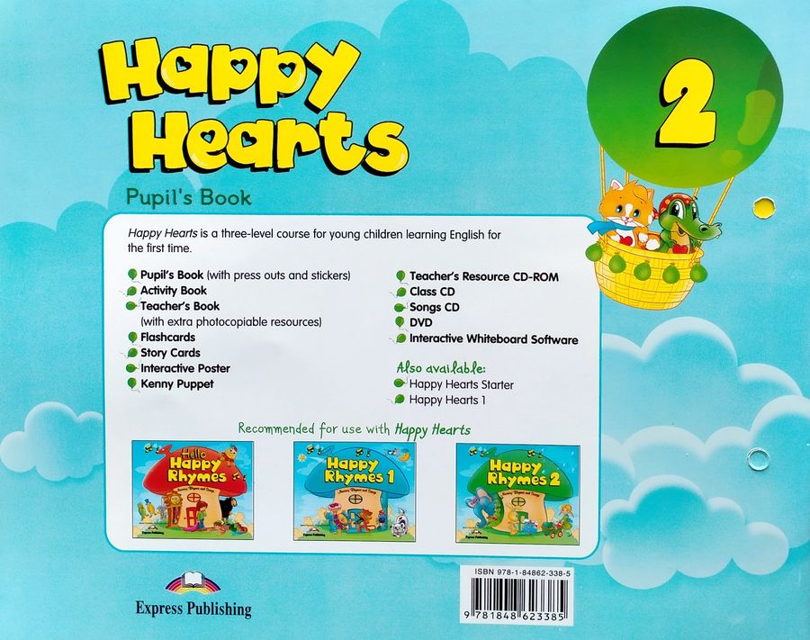 Happy Hearts 2 Pupil's Book with Stickers, Press Outs & Multi-ROM