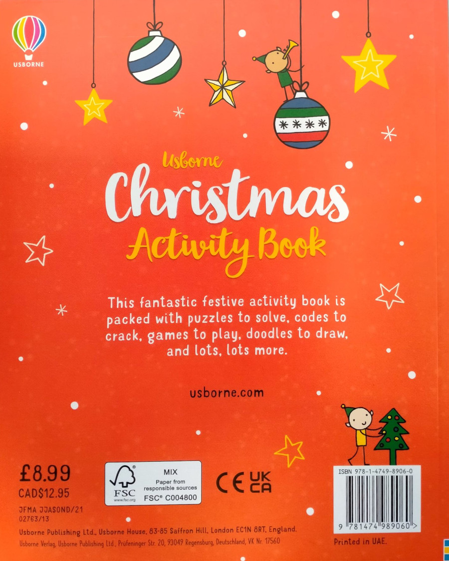 Usborne Christmas Activity Book