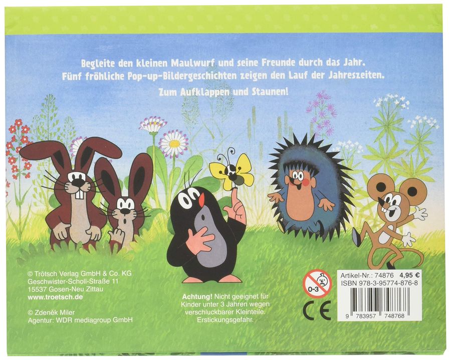 Trotsch Der kleine Maulwurf Pop Up Buch