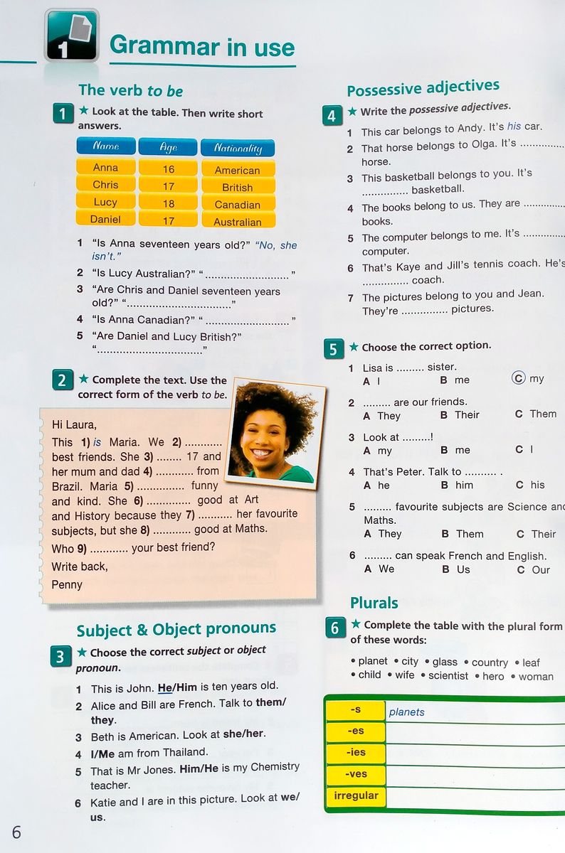 On Screen 1 Workbook and Grammar Book