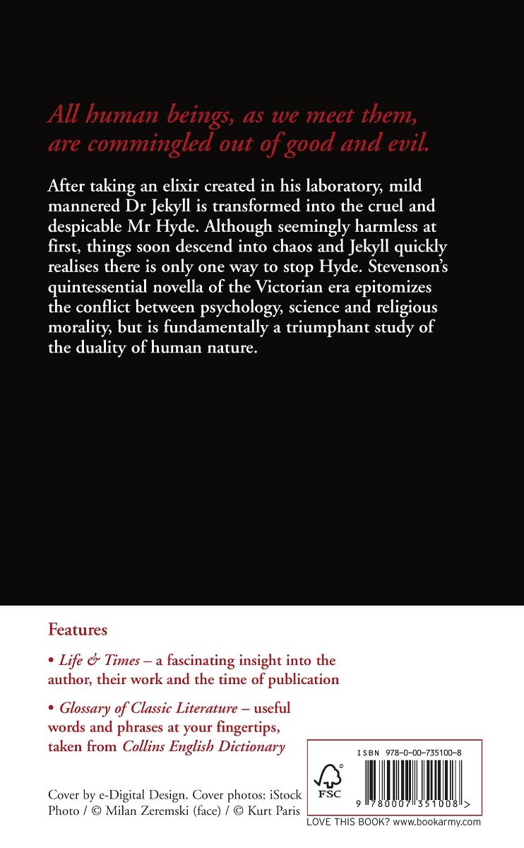 The Strange Case of Dr Jekyll and Mr Hyde (Collins Classics)