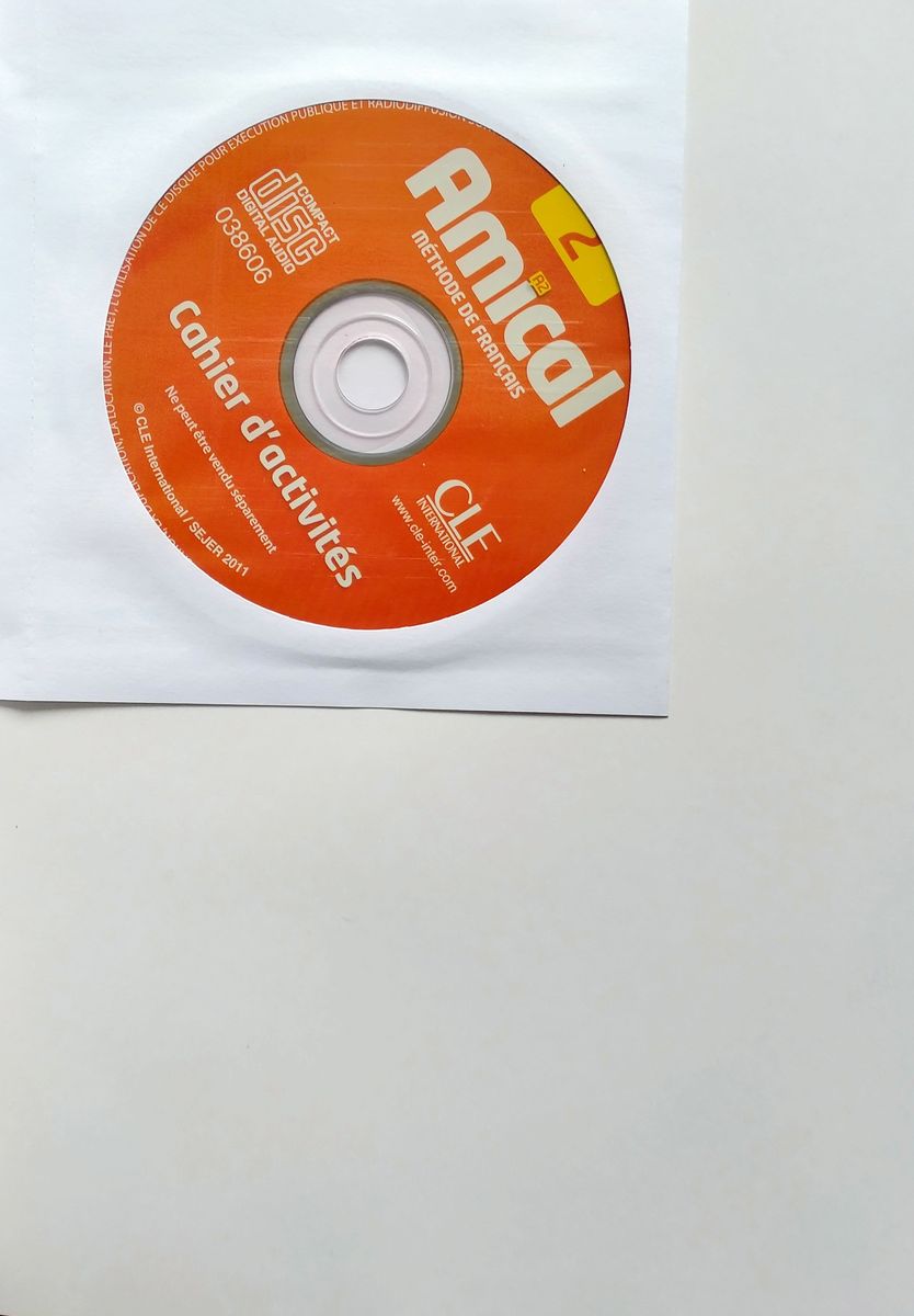 Amical 2 A2 Cahier d'exercices + CD