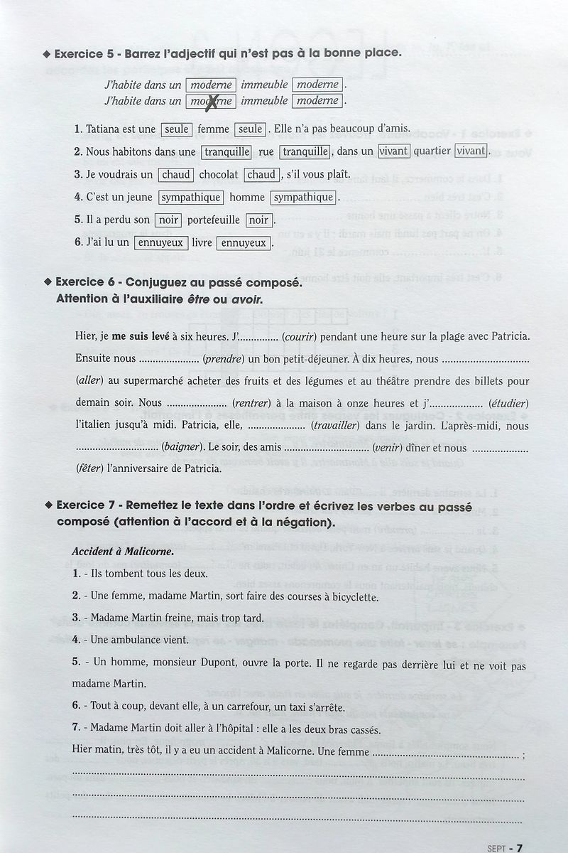 Initial 2 Cahier