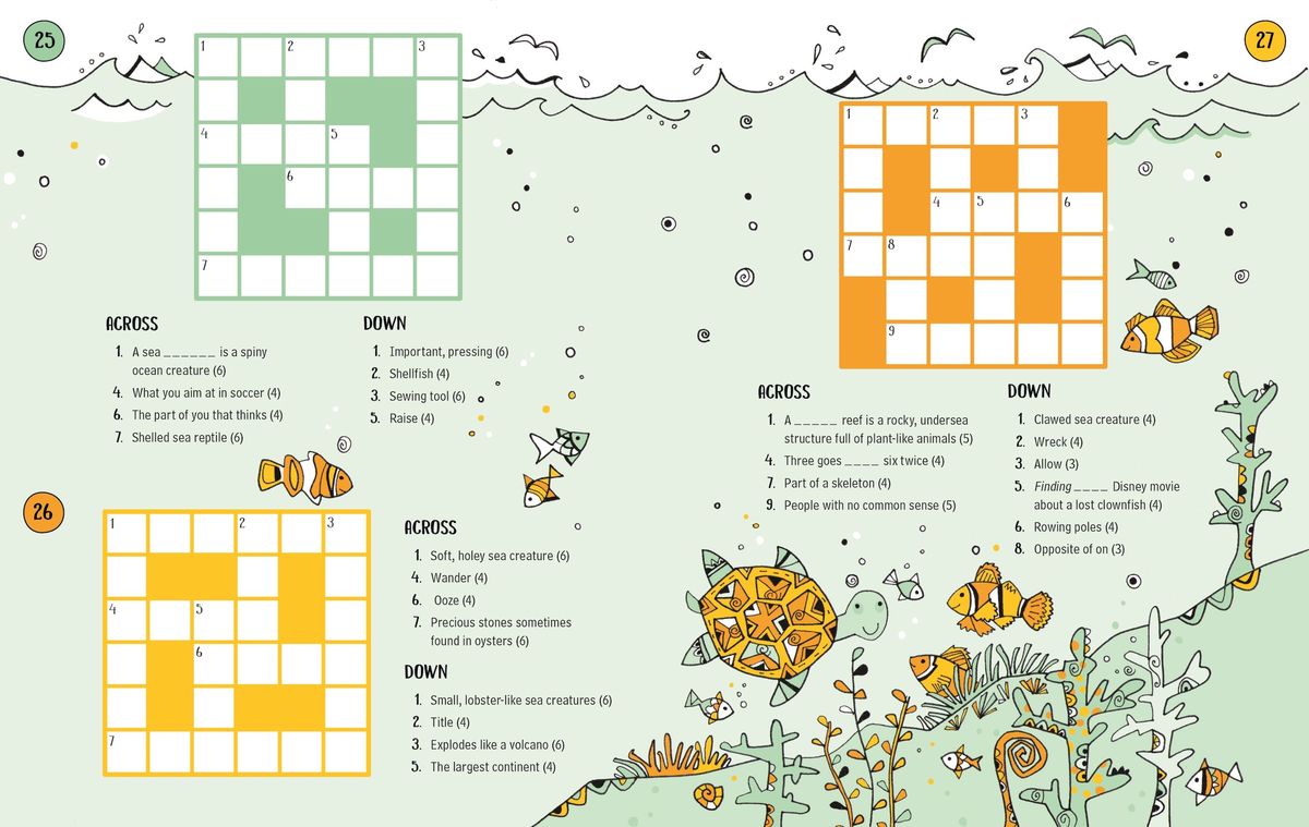 100 Children's Crosswords Animals