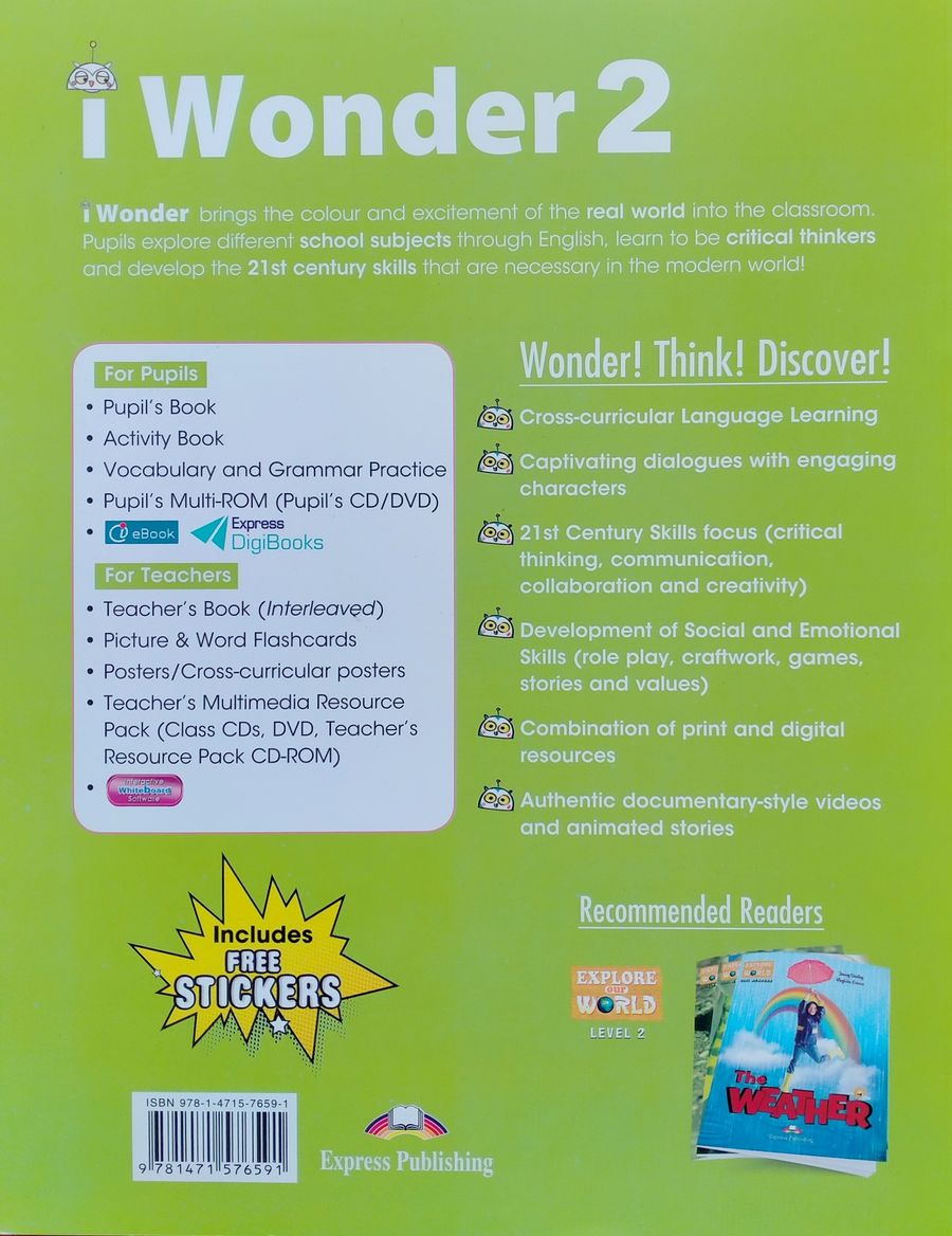 i Wonder 2 Activity Book with Digibook