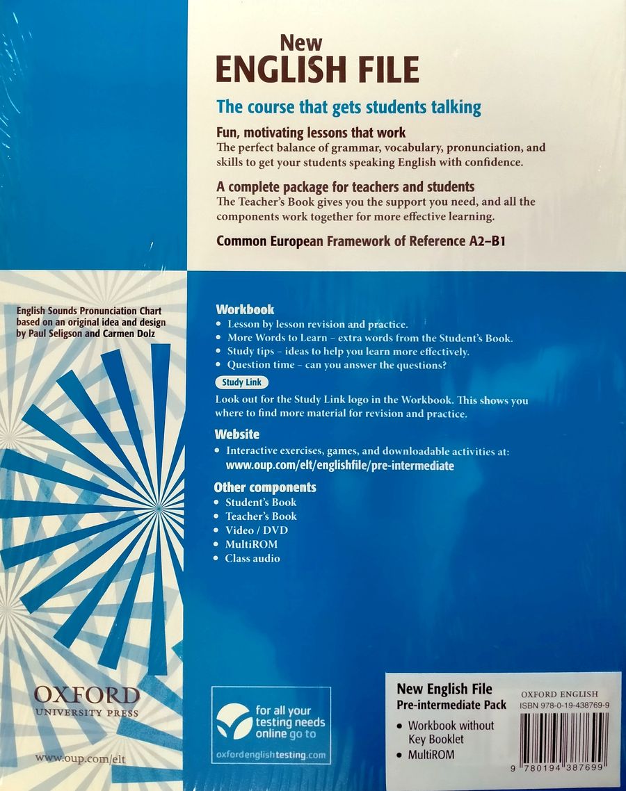 New English  File Pre-Intermediate  Workbook without key