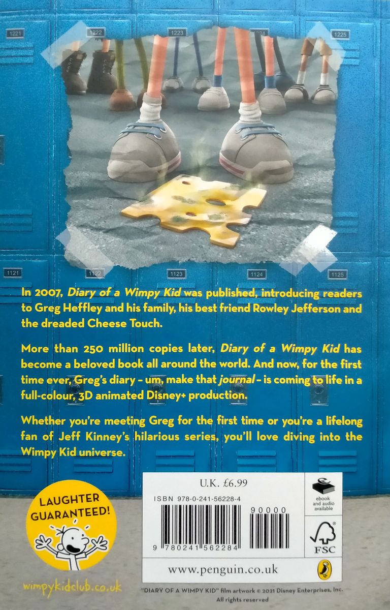 Diary of a Wimpy Kid Book 1 Special Disney Cover Edition