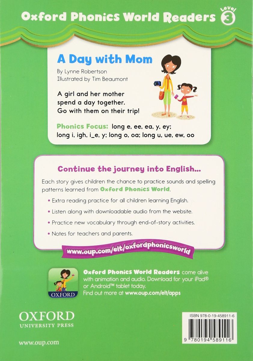 Oxford Phonics World Readers 3 A Day with Mom