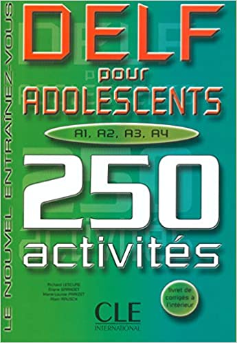 DELF A1-A2-A3-A4 250 Activites Livre + corriges