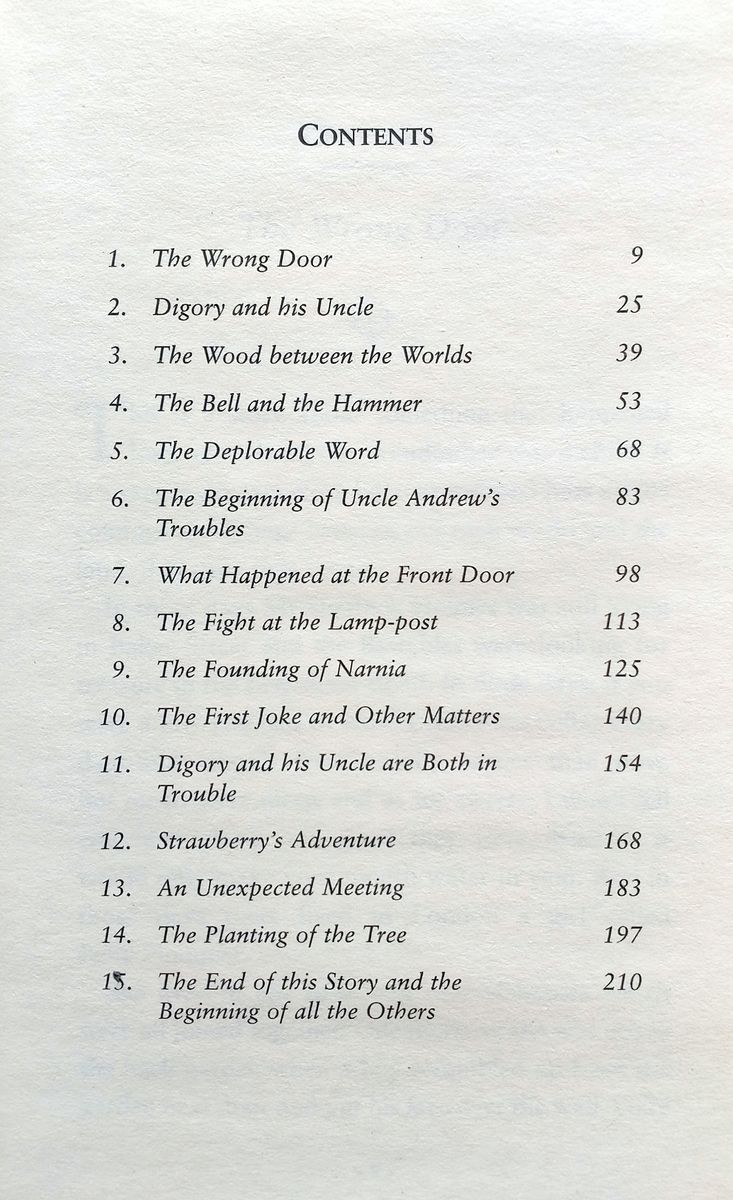 The Chronicles of Narnia Book 1 The Magician's Nephew