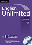 English Unlimited B1 Pre-Intermediate Teacher's Pack with DVD-ROM