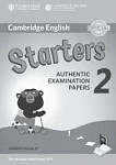 Cambridge Young Learners English Tests 2 Starters for Revised Exam from 2018  Answer Booklet