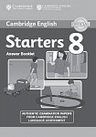 Cambridge Young Learners English Tests 8 Starters Answer Booklet