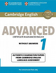 Cambridge English Advanced 1 Student's Book without Answers (For Revised Exam from 2015)