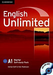 English Unlimited A1 Starter Self-study Pack (Workbook with DVD-ROM)