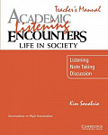 Academic Listening Encounters: Life in Society Teacher's Manual