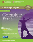 Complete First (2nd edition) Workbook without Answers with Audio CD